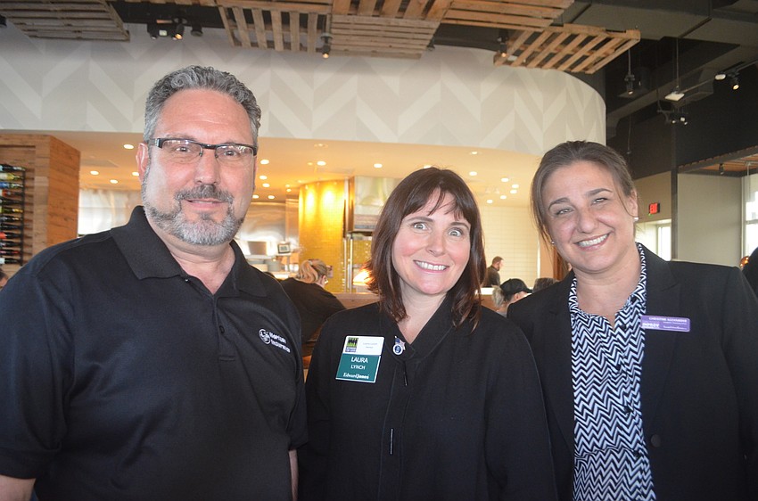 Horizon Insurance's Greg Courter, Sisterhood for Good's Laura Lynch and Lazy Fairy Improv's Christine Alexander came out in support of Sisterhood for Good, Lynch says that what she is excited for is organizing new fundraisers.