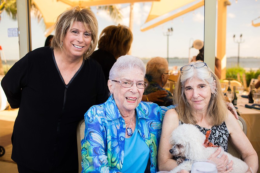 Donte’s Den founder Marsha Panuce, Ruth Merry and Didi Glickman