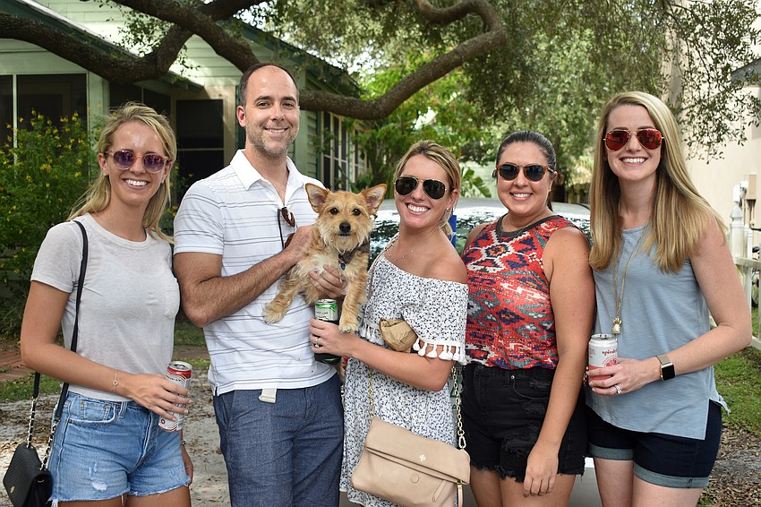 Misha Fabick, Zach Brewer, Joanna Strader, Bowie, Nicole Dolan and Erin Graham