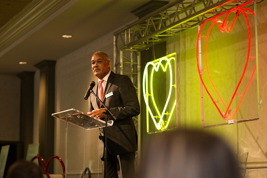 VMA Co-Founder and CFO Louis Parker tells the audience how he relates to the VMA students.