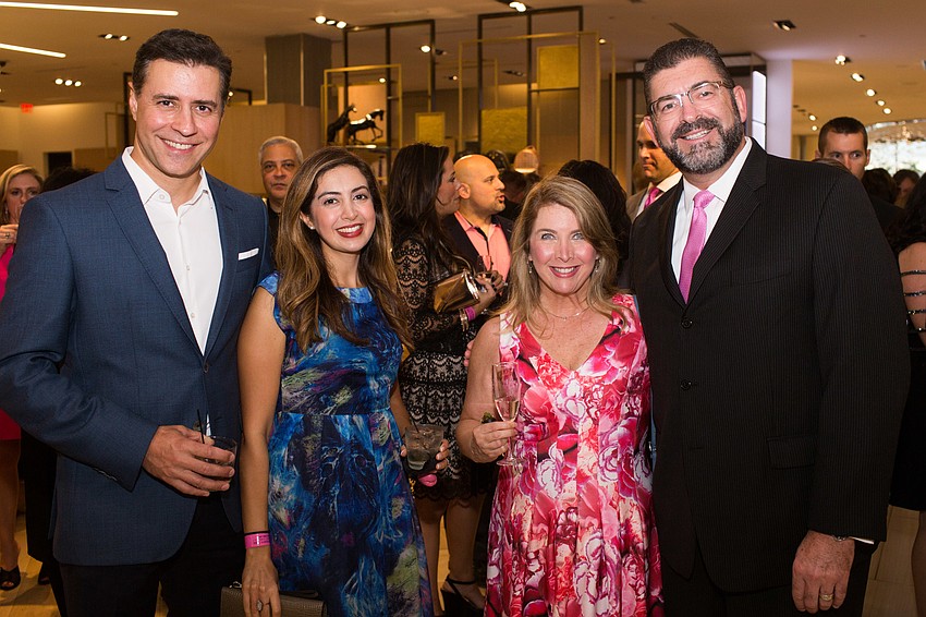 Drs. Amir and Mietra Harandi with Kim and Dr. Paul Choniak