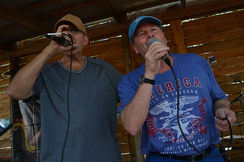 The Fabulous Two Tones' singers Franky Maio and Ricky Cusolito sings 