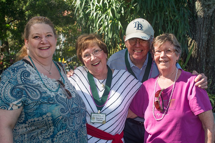 Kim Dolnick, Mary Ann and Andy Papineau, and Peggy Dickinson