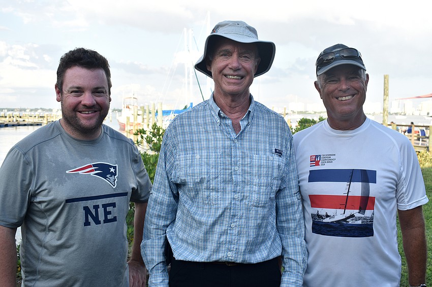 Todd Riccardi, Regatta Vice Chairman Herb Larrabee and Steve Strobel