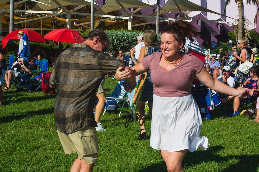 Jimmy Mack and Sarah Borne dance away to BABYL.