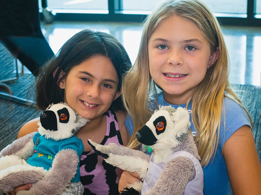 Bay Haven School of Basics Plus students Sydney Hawkins and Hayley Baker