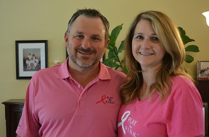 Bryan and Julie Veith hope to raise money for cancer research so others don't experience the painful experience Julie has endured.