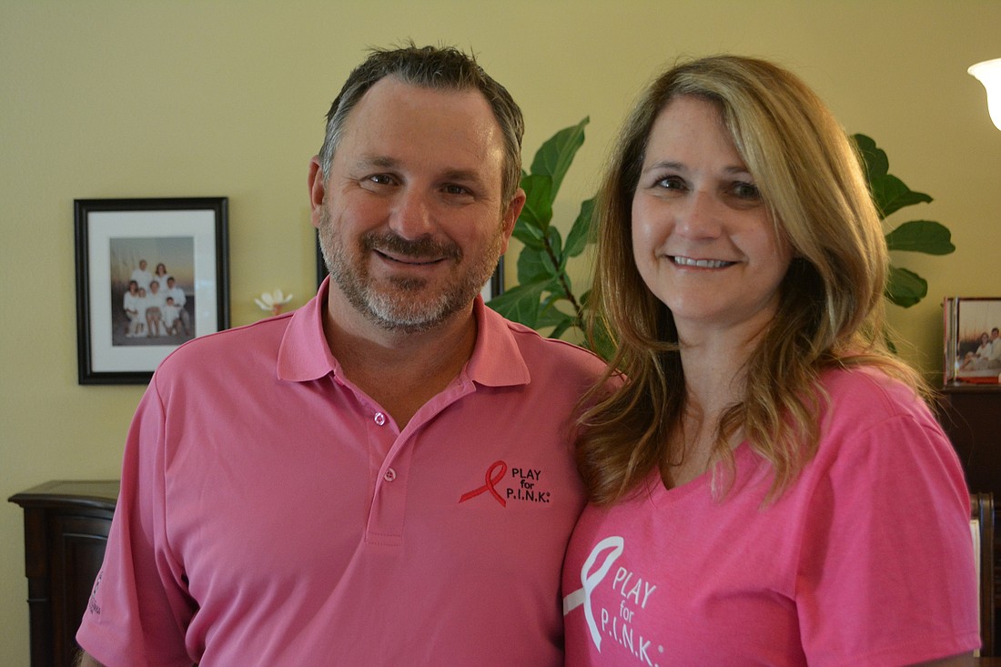 Bryan and Julie Veith hope to raise money for cancer research so others don&#39;t experience the painful experience Julie has endured.