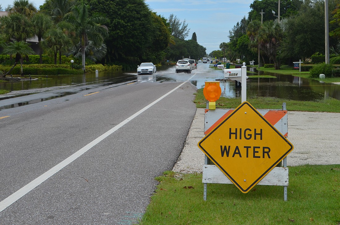 To combat potential flooding issues on the island, Aptim suggested the town make storm water improvements on Gulf of Mexico Drive.