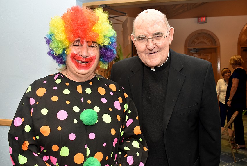 Ginny Akhoury and the Rev. Gerry Finegan