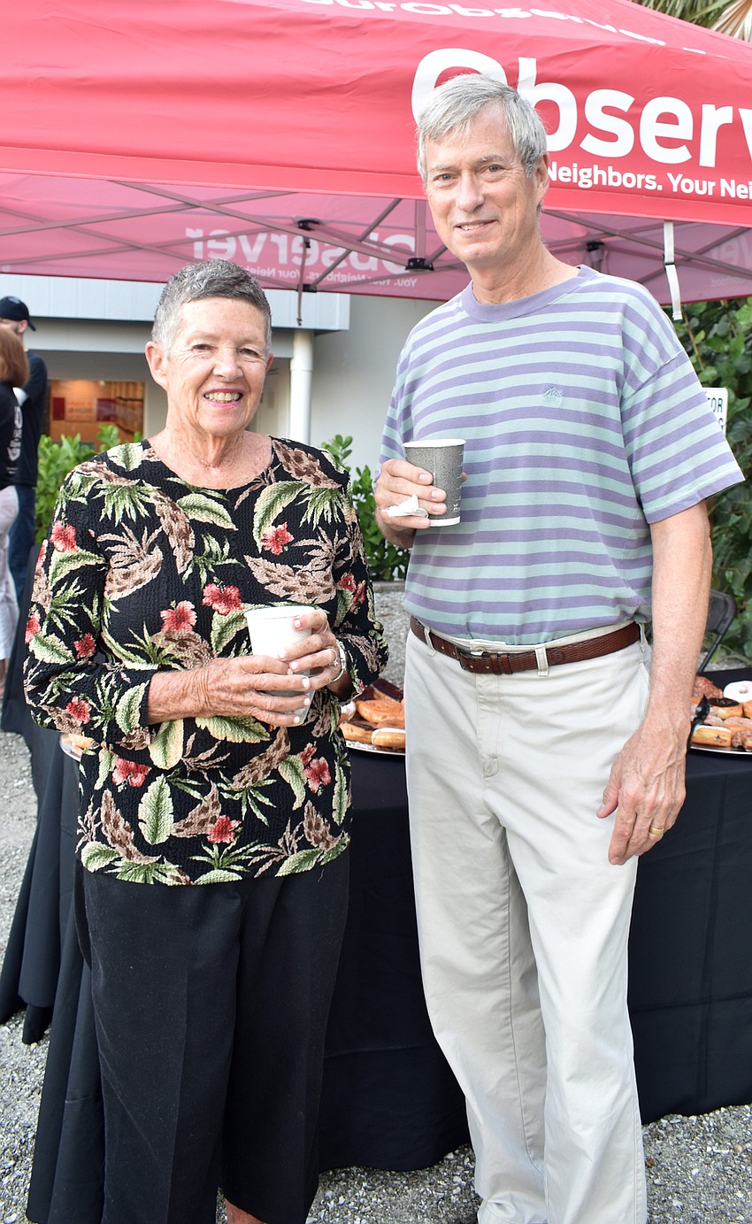 Anne Roberts and Tom Crawford