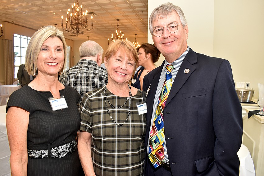 Sharon Hillstrom and Susan and Tim Knowles