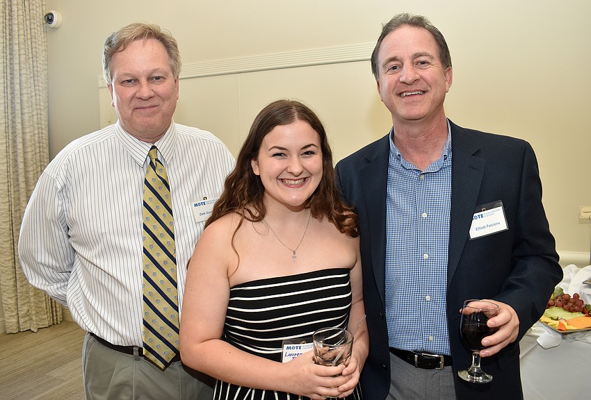 Dale Sconyers, Lauren Falcione and Elliott Falcione