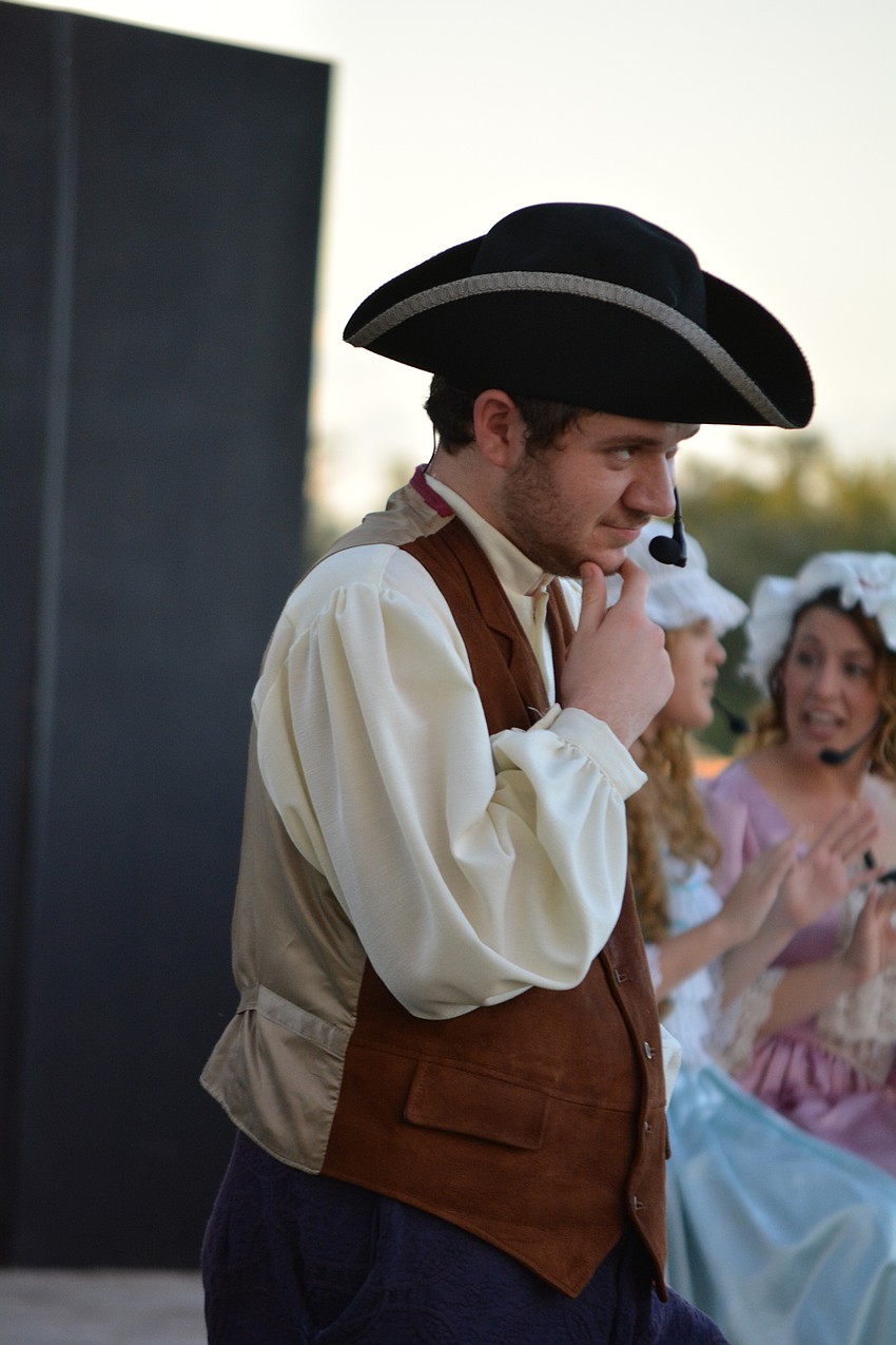 Brom Bones, played by Nathan Turoff, thinks up another scheme to rid Sleepy Hollow of its new schoolmaster, Ichabod Crane.