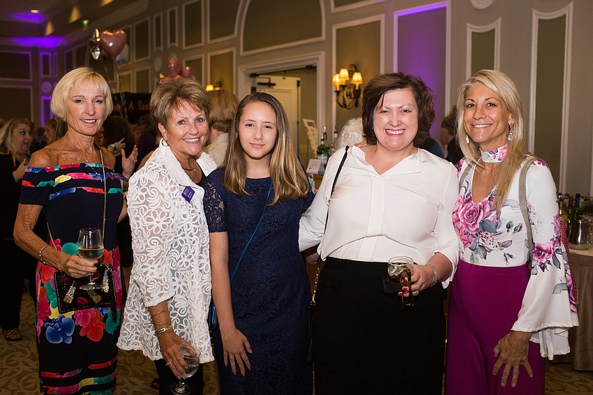 Sandy Keir, Linda Bergen, Emma Cecil, Renee Martone-Cecil and Gretchen Bauer