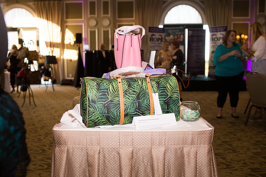 The raffle bags were either new or almost new condition.