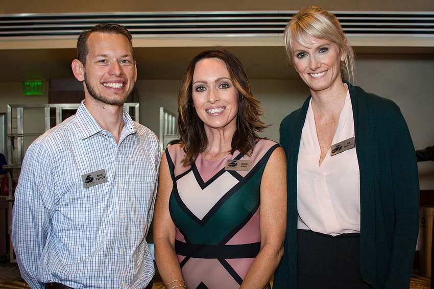 Nick Felton, Andrea Farrell and Jen Grobleski