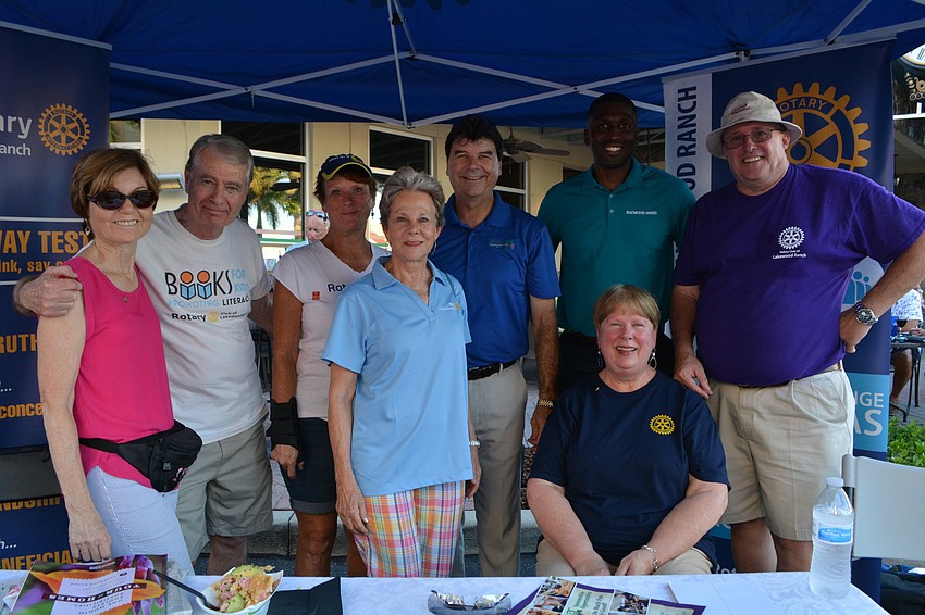 Members of the Rotary Club of Lakewood Ranch share about their group's 