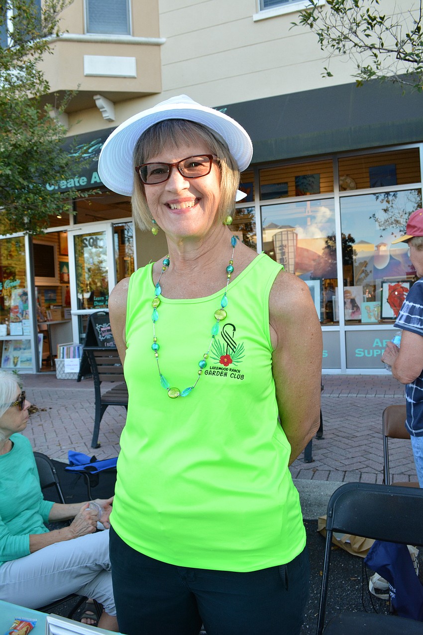 Cheryl Scheid promotes programs of the Lakewood Ranch Garden Club.