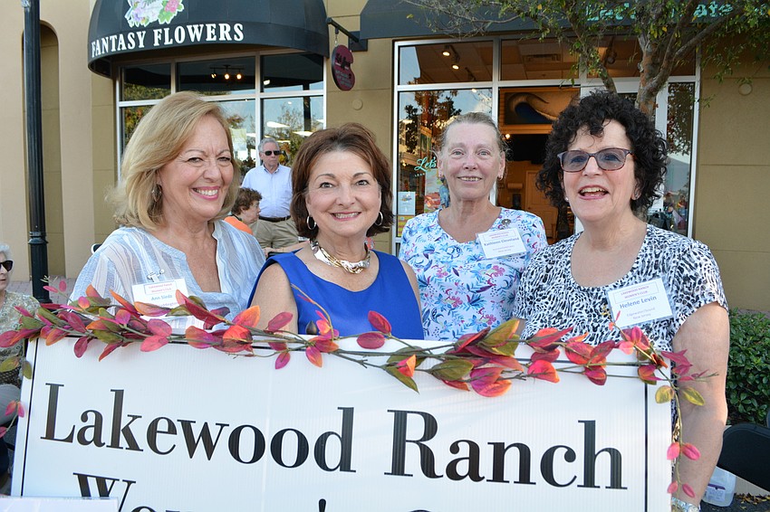 The Lakewood Ranch Women's Club was well represented. Pictured areAnn Sleds, Eileen Buzzard, Kathleen Cleveland and Helene Levin.