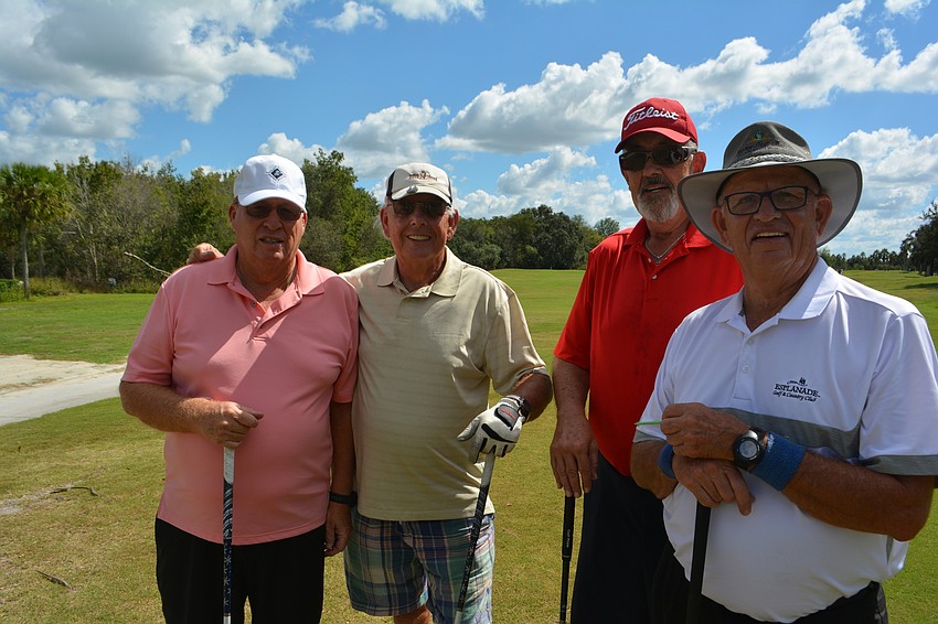 Sarasota's Jim Courville, Butch Koch, Bill Larocque and Bob Springer played to support the cause and also because 