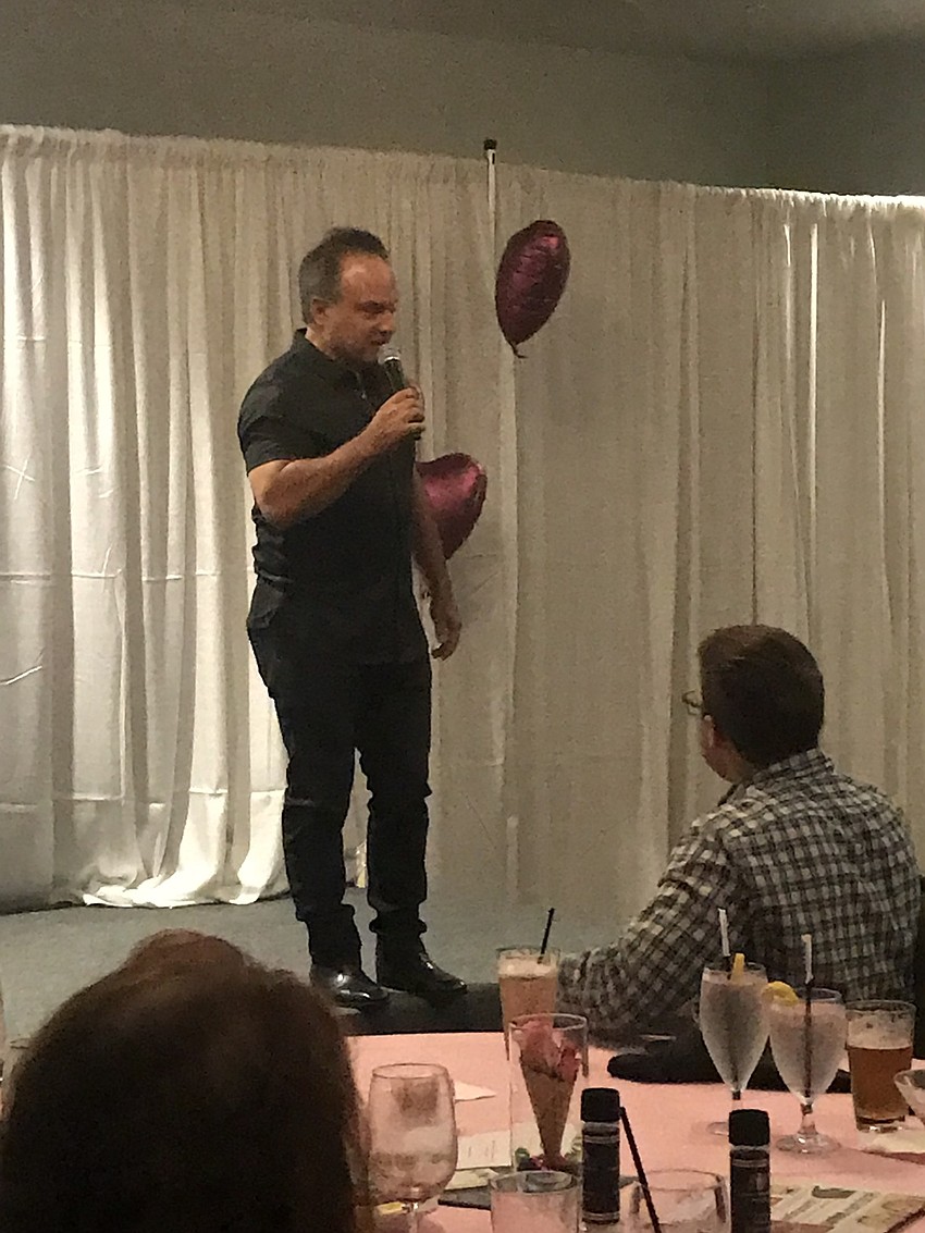 Professional comedian Carmen Ciricillo headlined a show on Oct. 18 to benefit the Play for Pink cause.