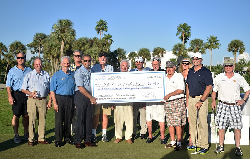 The town officials earned $22,450 for the Arts, Culture and Education Center.