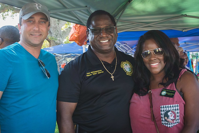 Hagen Brody, Wengay Newton and Michelle Grimsley