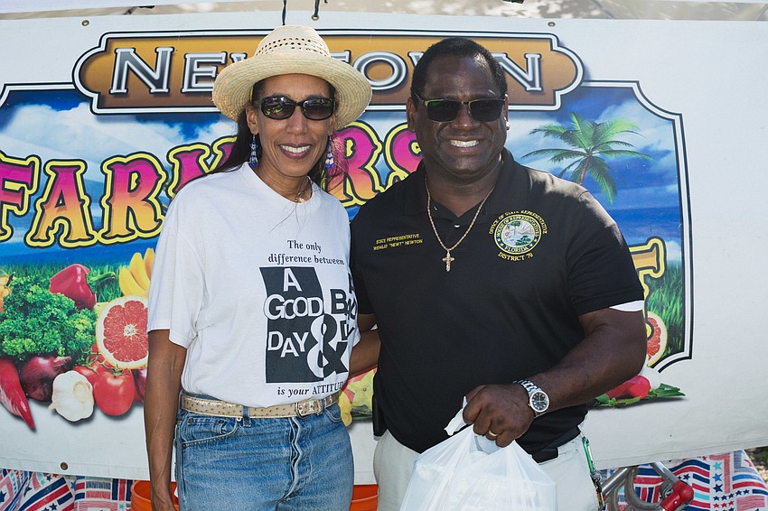 Dr. Lisa Merritt and Wengay Newton