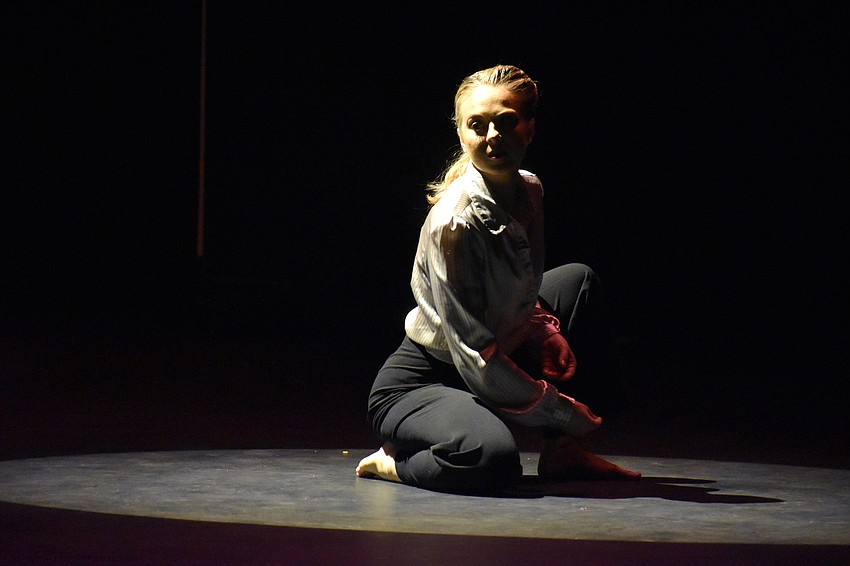 Sarasota Contemporary Dance artist Melissa Coleman Sperber performs.