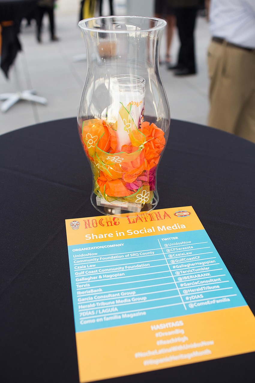 Guests were encouraged to share photos on their social media accounts.