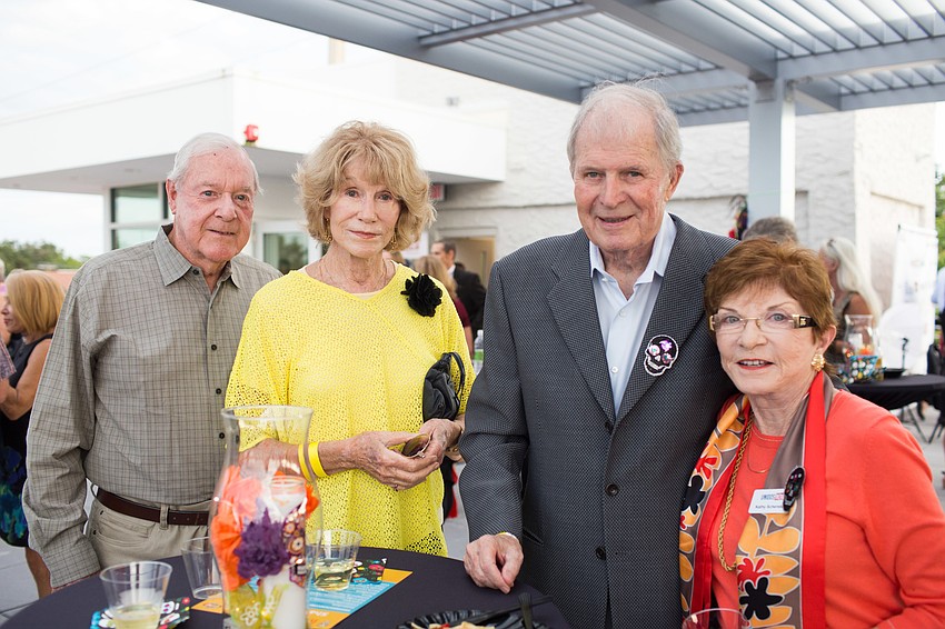 Dr. Edward and Roberta Hamilton, Bob Richardson and Kathy Schersten