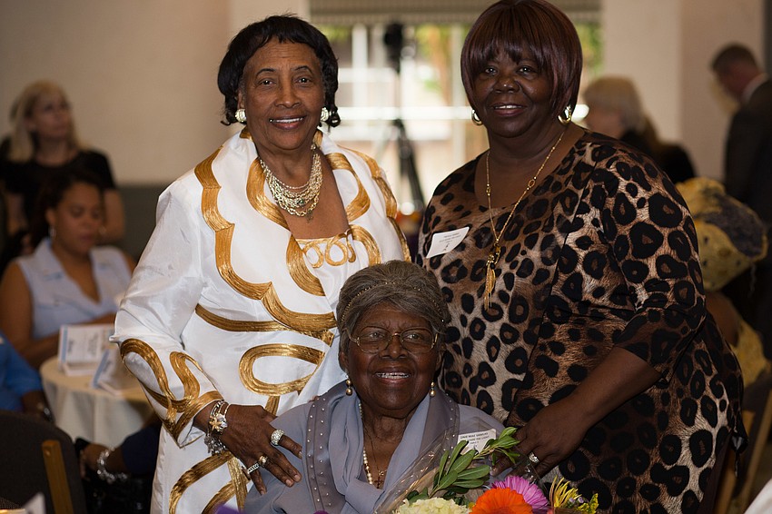 Honorees Helen Dixon, Onie Mae Samuel and Twyla James
