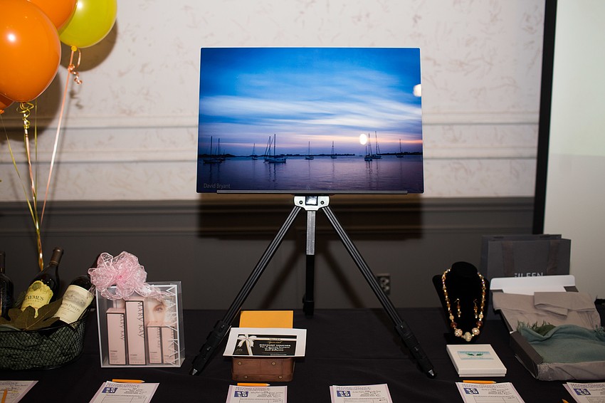 The silent auction was open until the end of the luncheon.