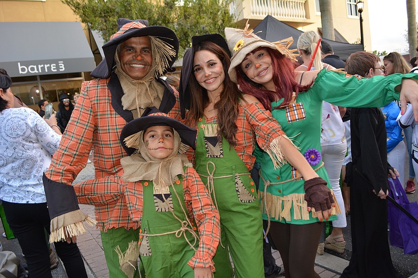 Lakewood Ranch's Andres, Miguel, Clara and Anna Aranga select a family costume theme each year.