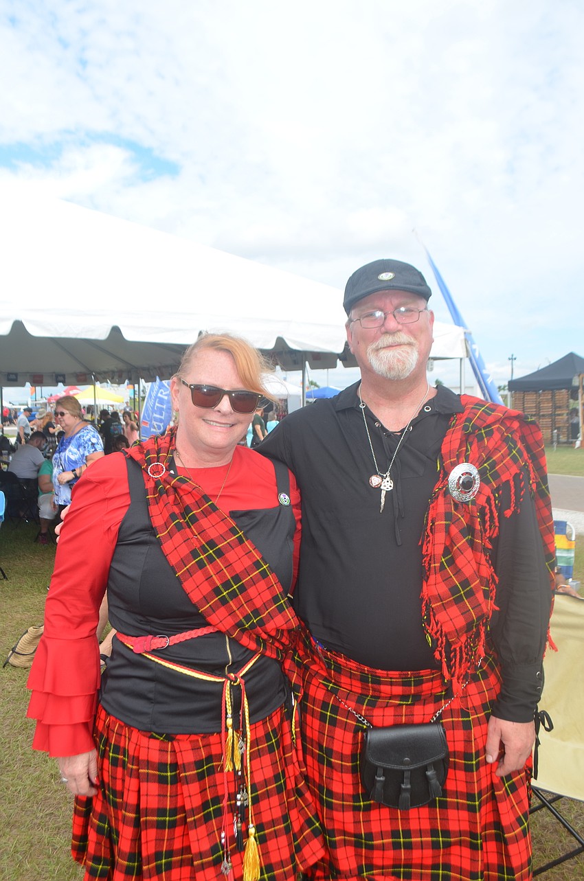 Orlando's Barbara and Dion Friant came to the event to see the band Screaming Orphans.