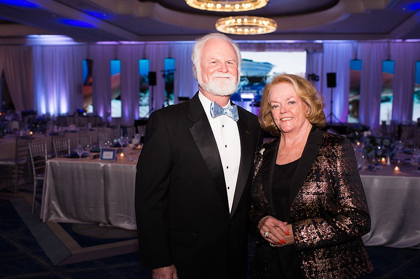 Mote President and CEO Michael Crosby with Chairwoman Judy Graham