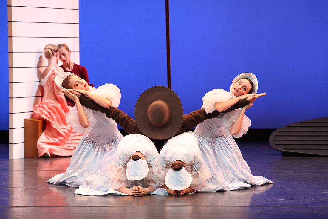 The Sarasota Ballet performed Martha Graham&#39;s "Appalachian Spring" in "Iconographic." Photo by Frank Atura
