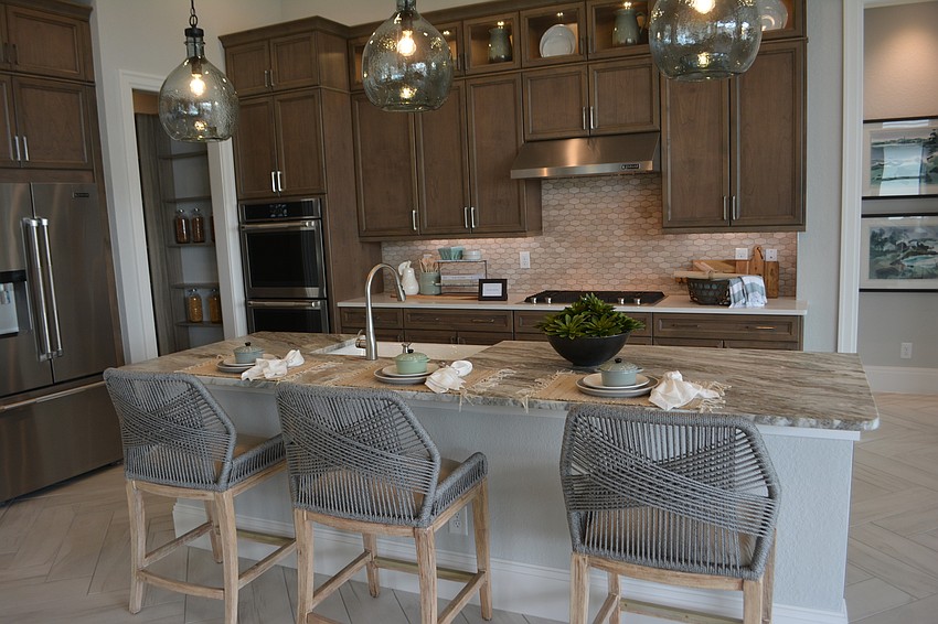 The Avery certainly had a nice setup for entertaining in the kitchen.