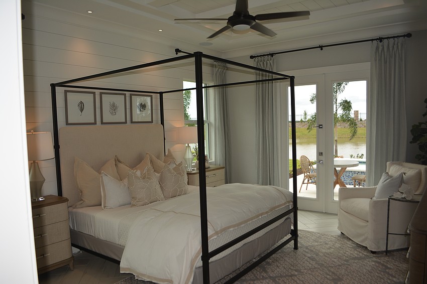 The Avery featured a sweet master suite.