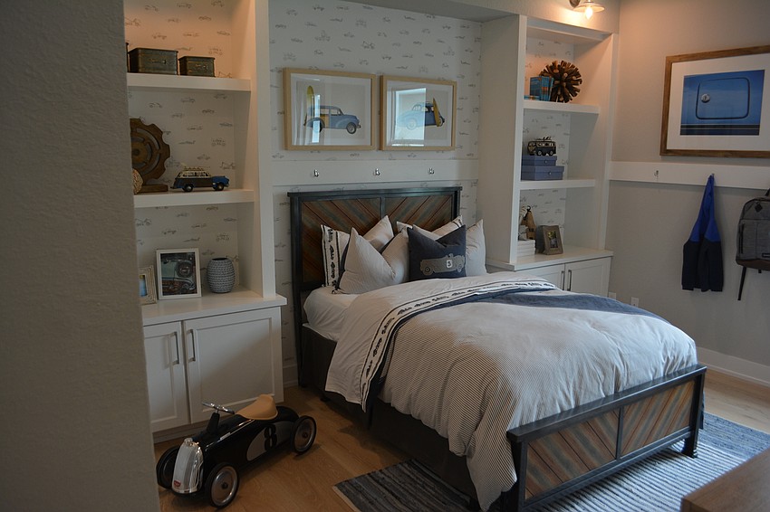 Guest bedrooms in the Carver Elite have plenty of size.