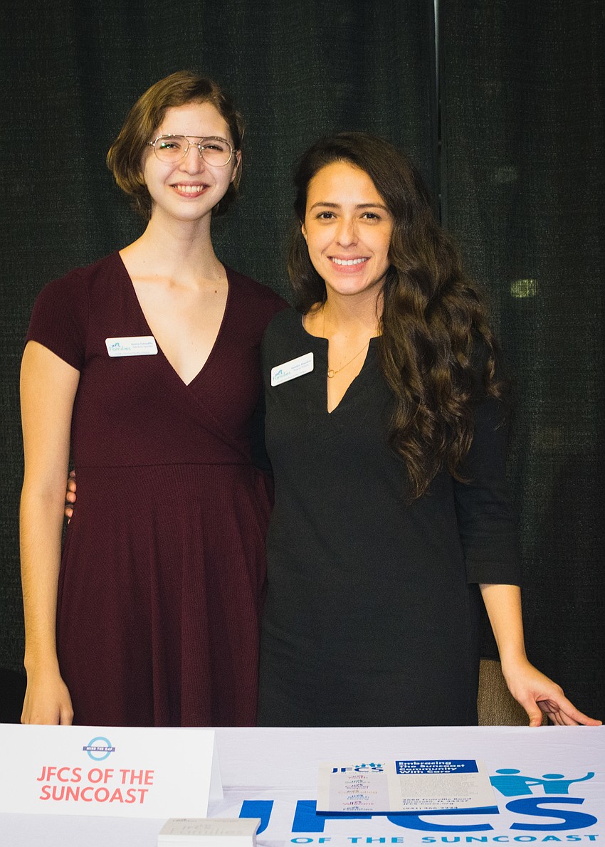 Jessica Calzadilla and Katelyn Kopakin of JFCS of the Suncoast