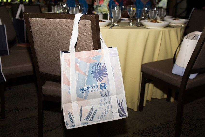 Guests received a Moffitt Cancer Center bag on their chair.