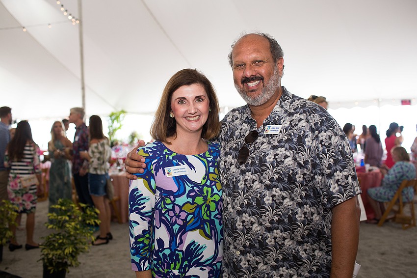 Vice President of Philanthropy Jessica Rogers and President and CEO Philip Tavill
