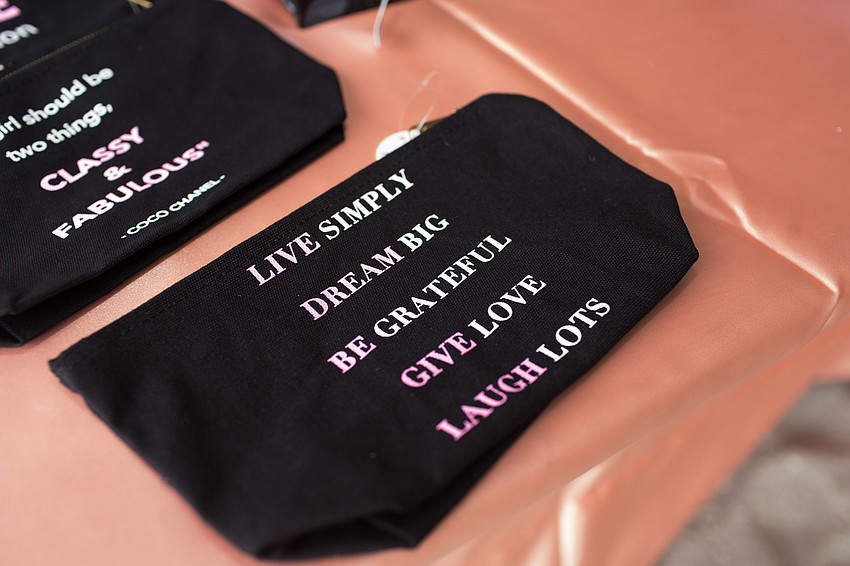 Clothing, jewelry, accessories and more were on sale at the luncheon.