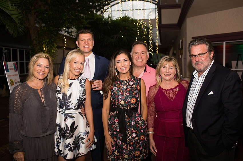 Staci Baer, Daria Spina, Chadwick Fairchild, Donna and David Koffman and Tammy and Richard Karp