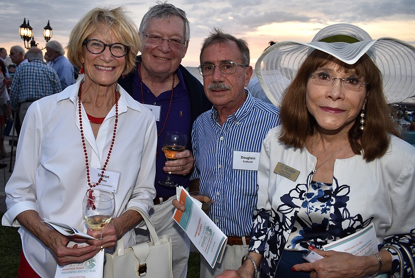 Sharon and Craig Ramey, Douglass Endicott and Nancy Winship