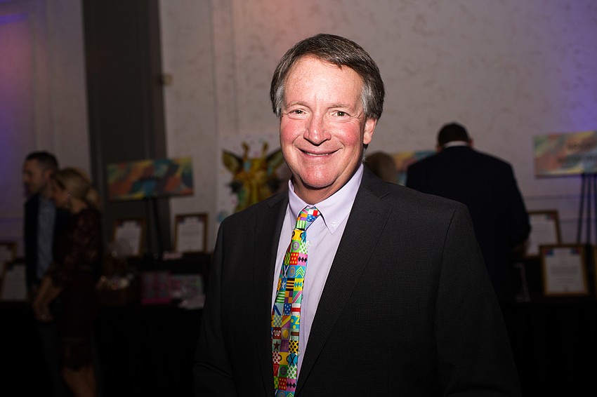 Mark Stanford rocks a colorful tie.