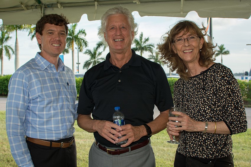 Brad Johnson, Leon Thibeaut and Fayanne Hayes