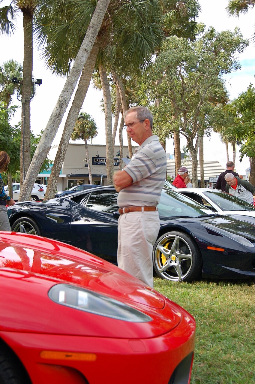 Dana Nichols has been visiting the area for two weeks and stopped in to see the show at St. Armands Circle.